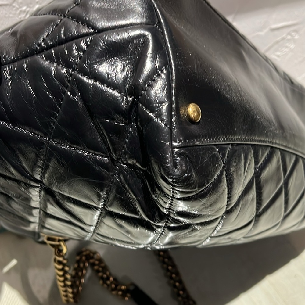 CHANEL CC GHW Chain Hand Shoulder Bag Calfskin Leather#18207685 Black - Picture 6 of 15